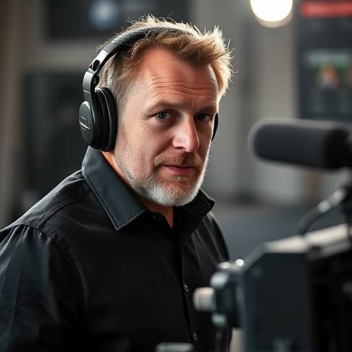 Lars Bakken, senior lydtekniker i Lytt Norge.